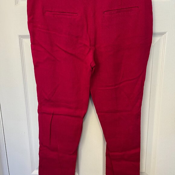 Diane von Furstenberg Fushia mid rise capris pants - Picture 5 of 8